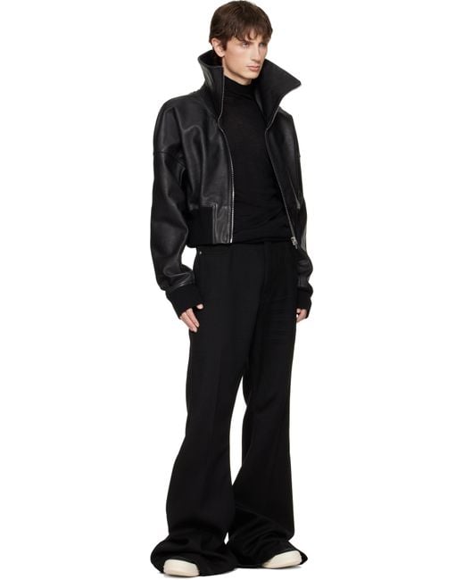 Rick Owens Black Concordians Vintage Sneaks Sneakers for men