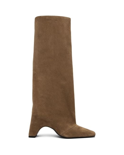 Coperni Brown Bridge Tall Boots