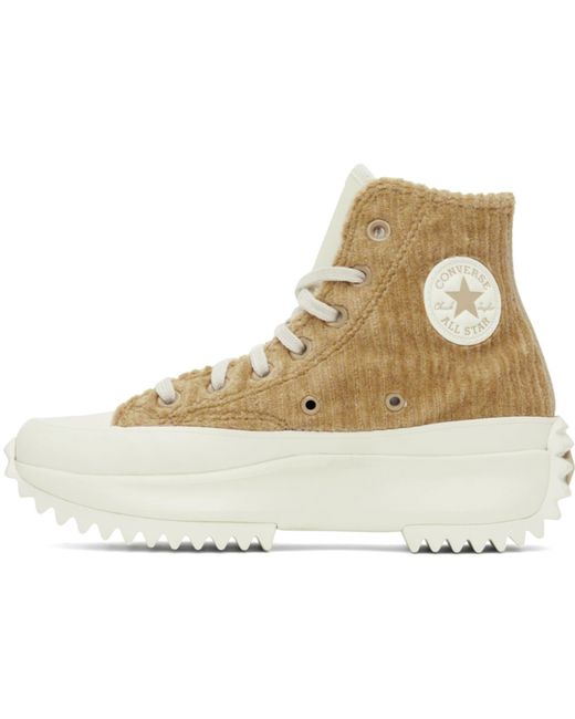 Converse Black Tan Run Star Hike Sneakers