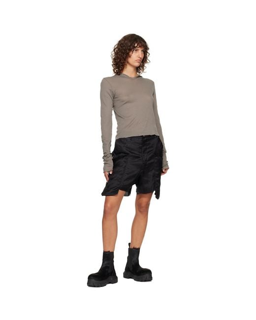 Rick Owens Black Concordians Beatle Bozo Tractors Boots