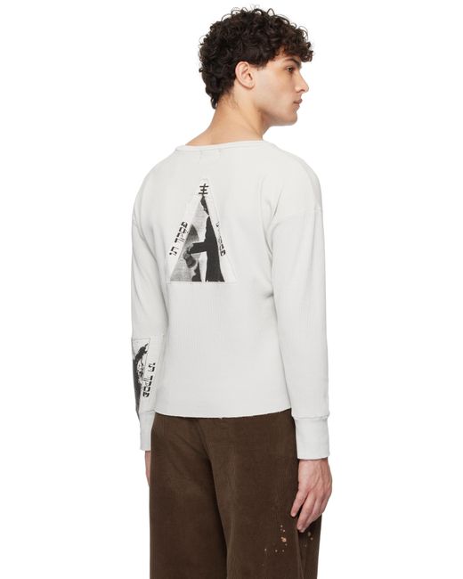 メンズ Enfants Riches Deprimes オフホワイト Assemblage Ls Thermal Iii Tシャツ White