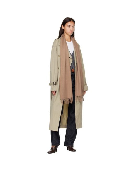 Max Mara Brown Dalia Scarf