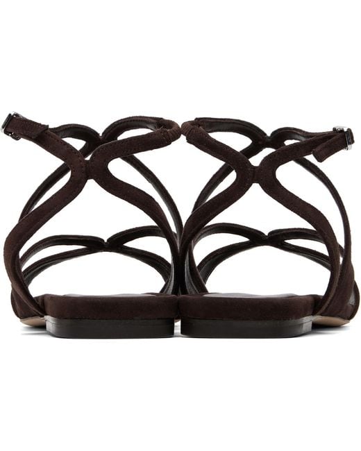 Jimmy Choo Brown Ayla Flats