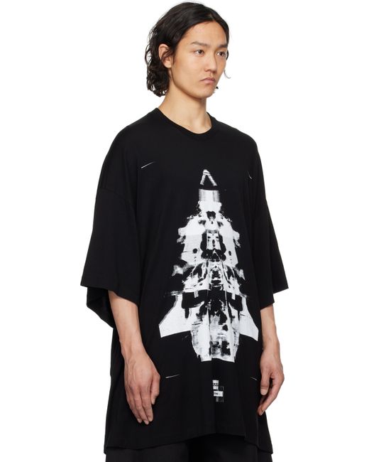 メンズ Julius ブラック Anima Over Tシャツ Black