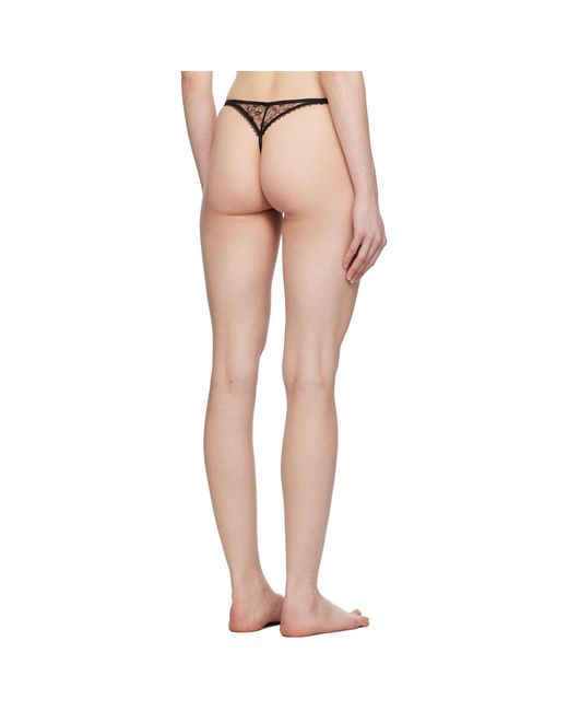 String violah noir Agent Provocateur en coloris Multicolor
