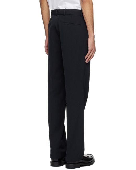 Rohe Black Classic Trousers for men
