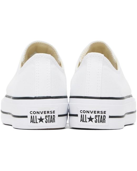 Converse Black Chuck Taylor All Star Lift Low Top Sneakers for men