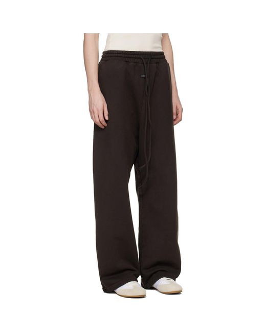 Fear Of God Black Sunfaded Wide Leg Sweatpants for men