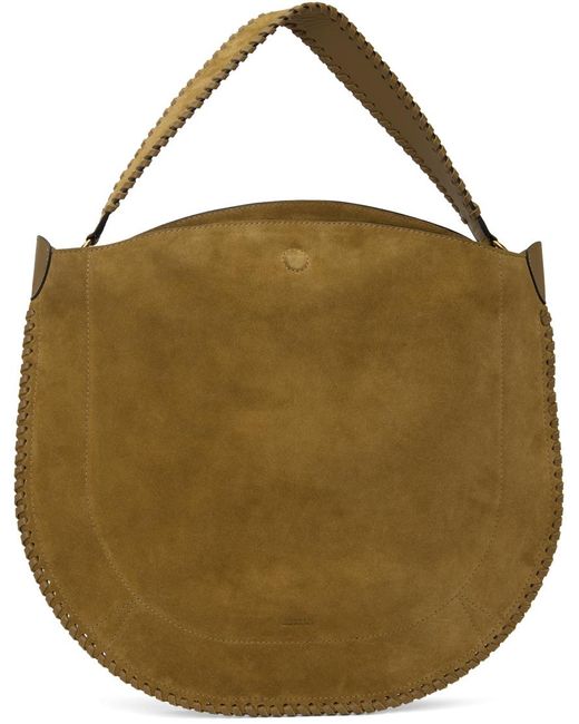 Isabel Marant Green Oskan Soft Bag