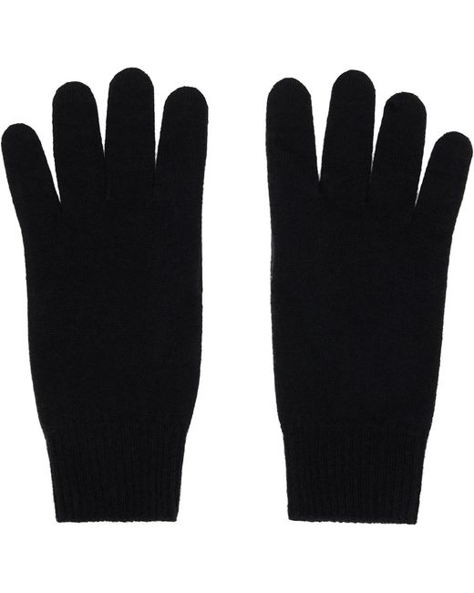 The Row Black Leomarie Gloves