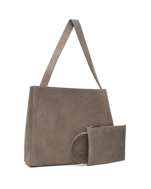 Studio Nicholson Brown Doublet Suede Carryall Tote