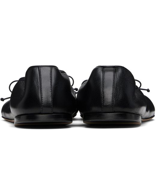Christen Black Ssense Exclusive Tabi Stretch Ballerina Flats