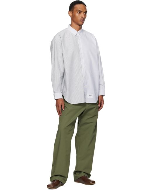(w)taps White Bd 05 Shirt for men