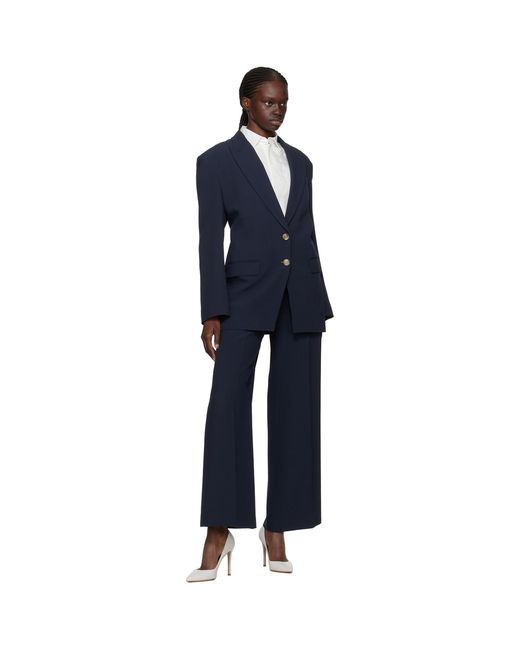 Boss Blue Cutout Blazer