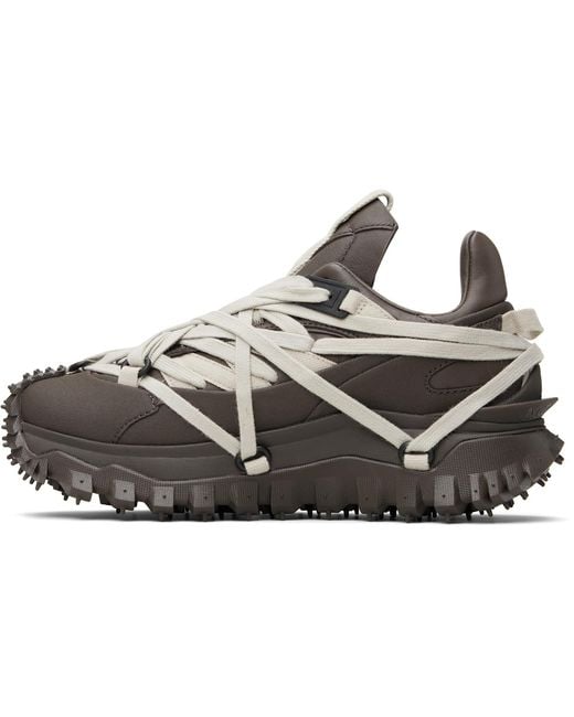 Rick Owens Black Moncler X Megalace Sneakers