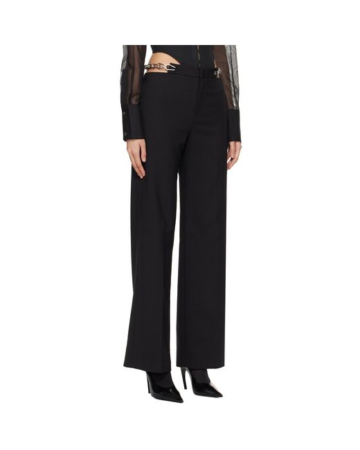 Dion Lee Black Chain Link Trousers