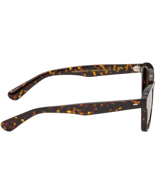 Oliver Peoples Black Errisson Sunglasses for men