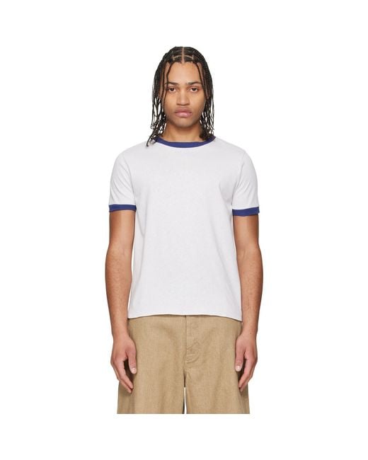 A.P.C. White Jules T-Shirt for men