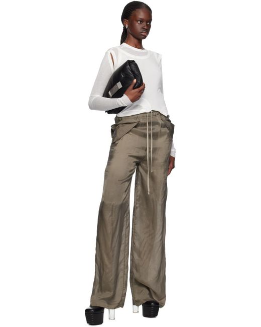 Pantalon de détente gris - lido Rick Owens en coloris Black