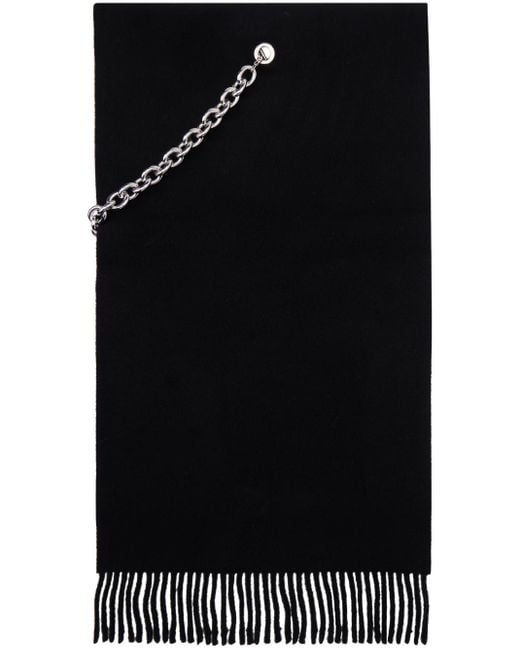 Y. Project Black Chain Scarf