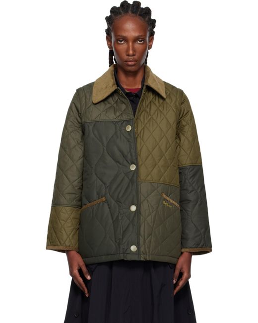 Barbour Green Lorrie Quilted Jacket