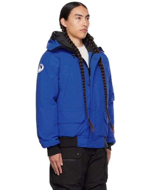 Canada Goose Blue Chilliwack Bomber Down Jacket for men