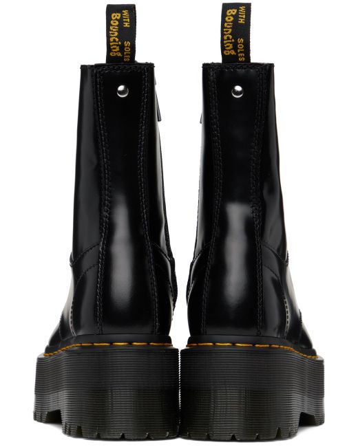 Boots plateformes jetta hi max Dr. Martens en coloris Black