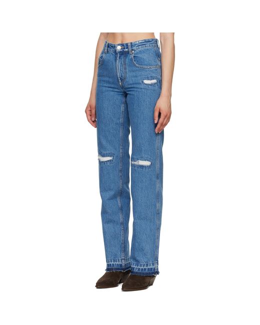 Isabel Marant Blue Zeah Jeans