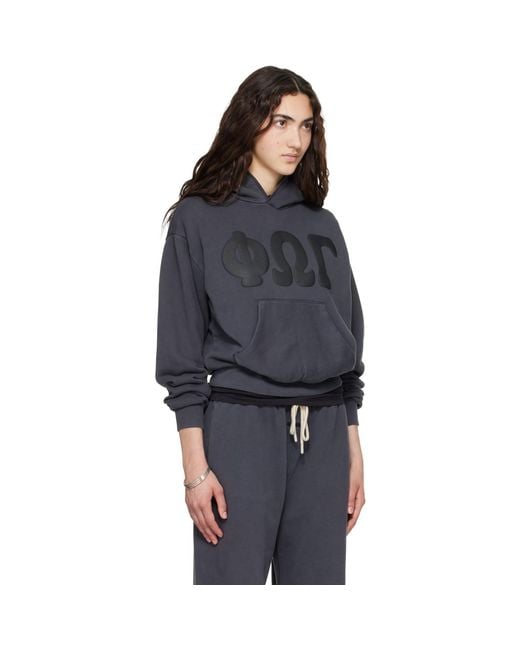Fear Of God Black 90S Fleece Hoodie