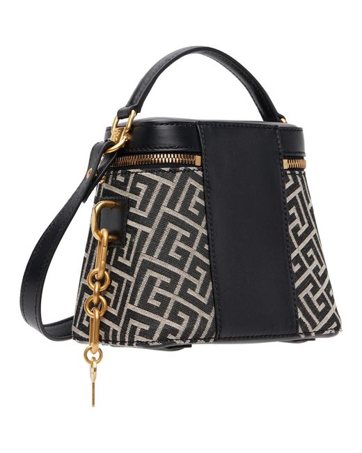 Balmain Black Pulse Vanity Bag