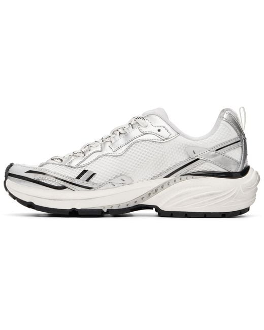 Represent White Storm Torn Sneakers for men