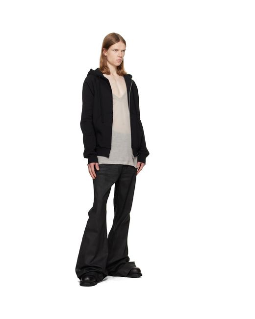 Thom Krom Black Msj 711 Hoodie for men