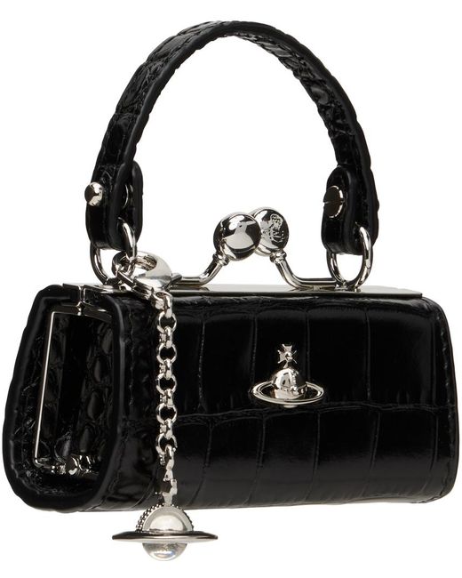 Vivienne Westwood Black Crocodile Doll Bag Pouch | Lyst Vivienne Westwood Black Crocodile Doll Bag Pouch | Lyst