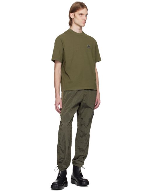 メンズ Stone Island カーキ Nylon Metal Econyl スウェットパンツ Green