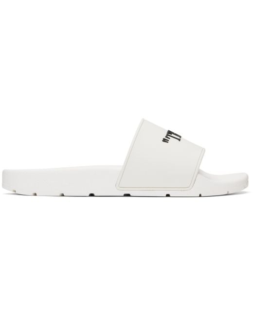 Off-White c/o Virgil Abloh Black 'This That' Pool Slides for men