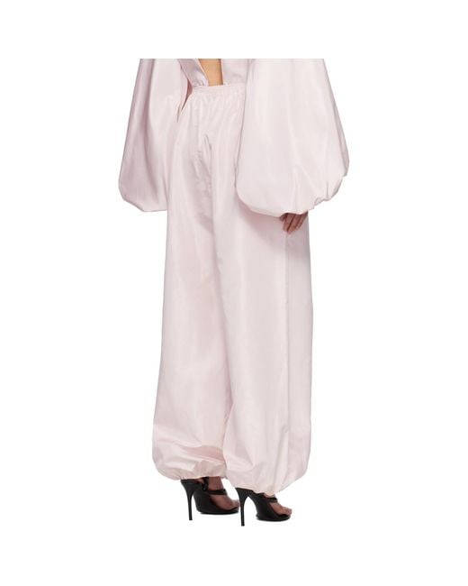 Alaïa Pink Balloon Trousers