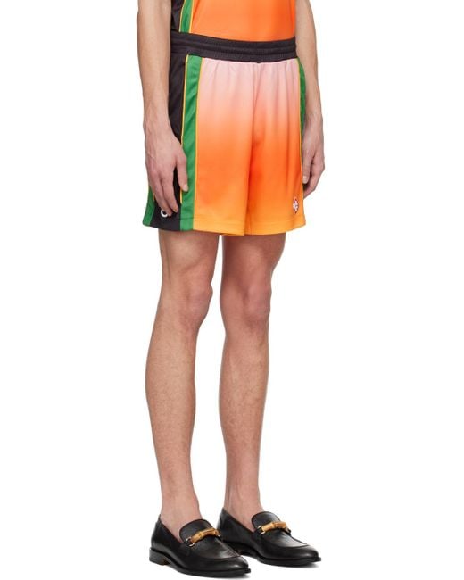 Casablancabrand Orange Shorts for men