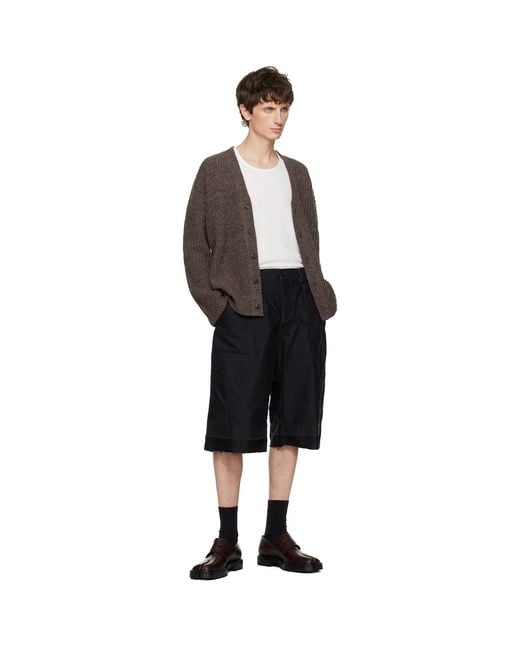 Maison Margiela Black Tabi County Loafers for men