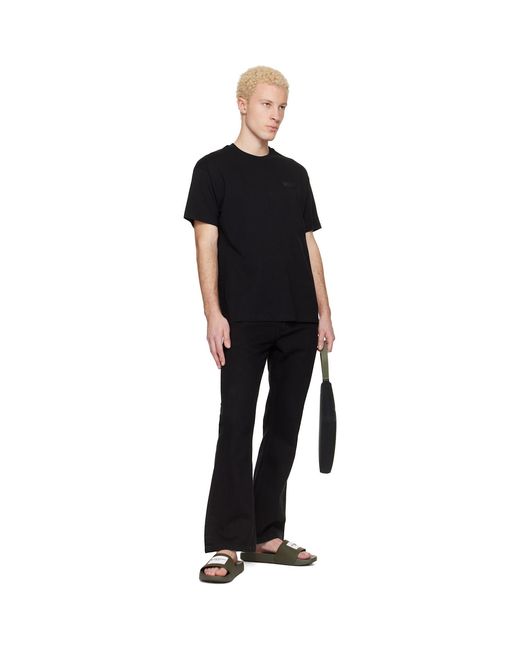 Givenchy Black Khaki Label Mule Slides for men