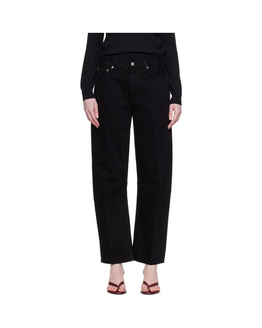 Citizens of Humanity Black Miro Long Relaxed Jeans