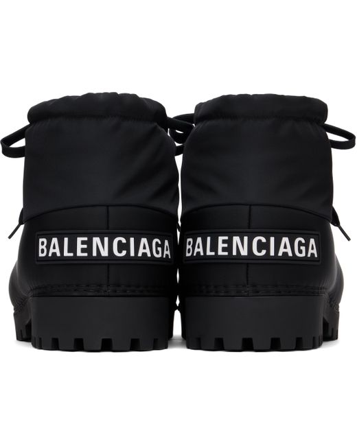 Balenciaga Black Alaska Boots for men
