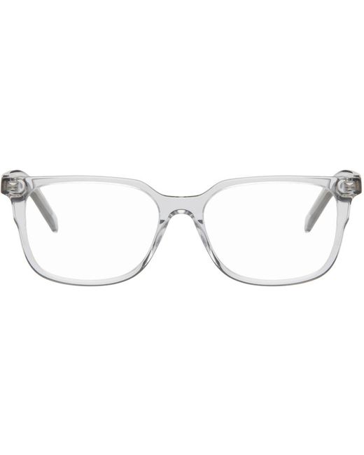 Givenchy Black Gray Square Glasses for men