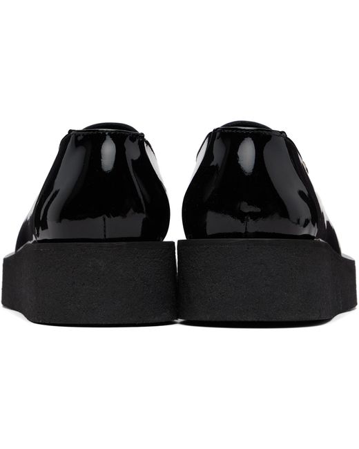 Ernest W. Baker Black Chain Creeper Loafers for men