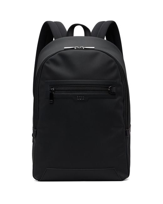 Boss Black Logo Hardware Backpack for men