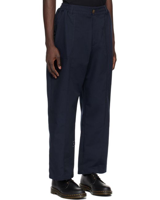 Pantalon bleu marine à quatre poches Pop Trading Co. pour homme en coloris Blue