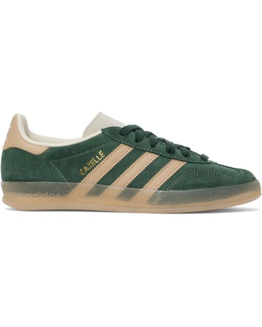 Adidas Originals グリーン Gazelle Indoor スニーカー Black