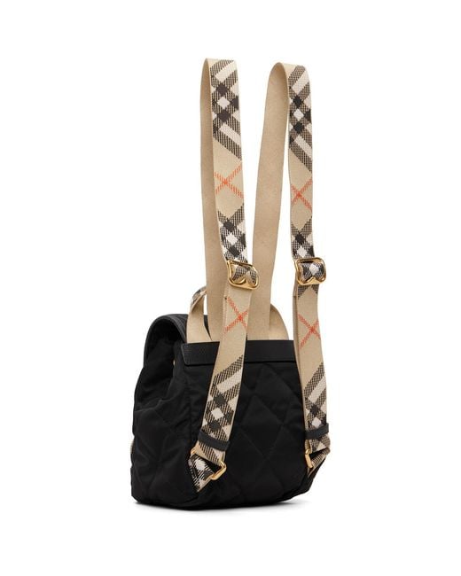 Burberry Black Mini Horseshoe Backpack​