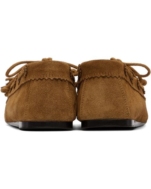 Isabel Marant Brown Fersi Loafers
