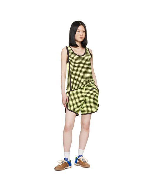 Wales Bonner Green Adidas Originals Edition Patch Shorts