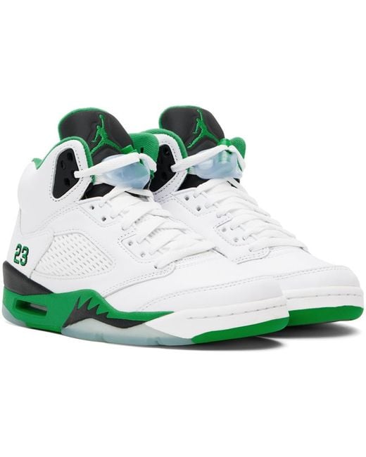 Nike Green Air Jordan 5 Retro Sneakers